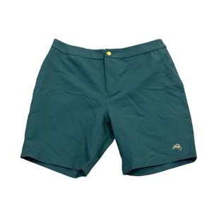 Tracksmith Men's Sz XL Green Performance 9" Inseam Stretch Longfellow Shorts